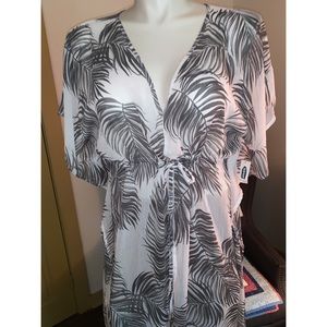 Old Navy Patterned Chiffon Swim Cover Up